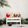 Decoraciones colgantes de árbol de Navidad adornos de muñeca colgante de alce