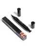 2 In 1 Eyeliner Stamp Liquid Eye Liner Pencil Waterproof Long Lasting Black Eyeliner Pen Professional Eyes Makeup