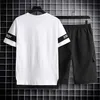 Japan Fashion Men s Sets Summer Tracksuit korte mouw T -shirts Sportshorts Pak Casual Clothing S Joggers 220621