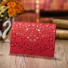 10pcs Elegant Laser Cut Invitations Card Lace Favors Free Print Greeting Cards Hollow Customize Wedding Party Decoration 220711