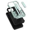 Moda Popular TPU PC Phone Caso Combo Combo Rugged Kickstand Helder Case para iPhone 14 13 12 11 Pro Max XR 8 7 Plus Cover