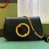 Blondie Fashion Counter Counter Bags Women 699268 Leather Lady Chain Bag Green Red White Brown Lady Crossbody250n