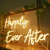 Déco Custom LED pour Happily Ever After After Flexible Néon Engin de mariage Happy Birthday Decoration Lights 2206151581542