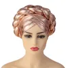 Ropa étnica Turbantes de trenzas africanas para mujeres Oro ya hecho Headties Turbante Aso Oke Auto Gele Head Wraps Nigerian Caps femeninosEthnic