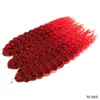Curl Hair Water Wave Twist Crochet Color Hairs Extensions de cheveux synthétiques naturels pour les femmes