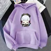 Kawaii Game Role Ayaka Print Hoodies Genshin Impact Sweatshirt Women Oversize Itself Long Sleeve Pullover Sudaderas Y2k Men Tops Y220713