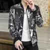 Men's Jackets Mens Vintage Motorcycle Jacket 2022 Men Fashion Biker Leather Male Embroidery Bomber Coat Autumn Pu OvercoatMen's