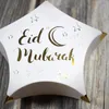 Creativo Eid Mubarak Candy Box Ramadan Mubarak Decor per la casa Islam Decorazione del partito musulmano Forniture Happy Eid Gift Favor Box CX220423