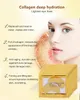 Masques de soins pour la peau pour les yeux, peelings au collagène super doré, dessalement des lignes fines, élimination des cernes, anti-rides, cristal blanchissant, lignes sèches lisses, certificat CE