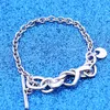 NEUES geknotetes Herz-T-Bar-Armband, authentisches 925er-Sterlingsilber-Zeichen, Damen-Hochzeits-Liebesschmuck mit Originalverpackung für Pandora-Kettenarmbänder