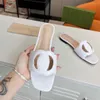 Woman Platform Interlocking cut-out slide sandal slippers New beach casual swimming pool swimming personal temperament sandals 35-43