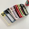 Candy Dual Color Militar Antishock Casos de telefone transparente para iPhone 13 12 11 Pro Max 6s 7g 8 Plus XR XS X8604672