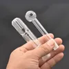 Nouveauté verre brûleur à mazout tuyau Mini narguilé fumer conduites d'eau 14mm Fmelae recycleur Dab paille plates-formes à huile avec clip en plastique