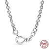 Kedjor Original 925 Sterling Silver O Chain Necklace Fit Me Charm Bead Series Robust For Women High Quality SMEEXKE GENTCHAINS CH9842211