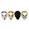 3D Metal Skull Car Sticker Patlant Odznaka „Ghost” Logo Emblem Automobiles Refing Exterior Decor