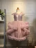 Klänningar Baby Girls Summer Kids Girl Sequined Princess Dress Sweet Barn Party Kläder