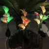 Multicolor Solar Flowers IP Waterproof Stake Lights Path Light Head Landscape Light Garden Color Change J220531