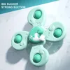 1 st puzzel Babybad speelgoed voor jongenskinderen Baden Sucker Spinner Suction Cup douche speelgoed voor kinderen 2 tot 4 jaar Ratels TEETER 220531