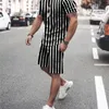 Summer Men Sets 3D Printed Tracking Clothing Men S Sportswear swobodne spodenki