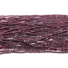 Altre perle di pietra naturale Garnet rosso scuro rotondo sfaccettato gioielli squisiti fai -da -te che producono un regalo per braccialetti per braccialetti 2/3/4 mmother Edwi22