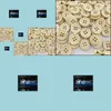 ボタン縫製ファブリックツールベビーキッズマタニティ卸売300pcs新しい4ホールラウンドウッドボタン20mmクラフトWB27ドロップ配信2021 doxfg