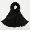 Heavy Chiffon Hijabs Scarf Shawls Women Muslim Headscarf Wraps Islamic Headband Bandana High Quality Stitching Foulard