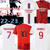 22 23 MAILLOT LYON HOME 2022 2023 Olympique Soccer Jersey Lyonnais Ol Digital Fourth Football Shirts Traore Memphis Men Kids Kits Kits Bruno G Football Shirt