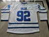 NC74 Custom Hockey Jersey Men Młodzież Kobiety Vintage Mississauga Steelheads 92 Owen Beck High School Size S-6xl lub dowolna koszulka i nazwiska i koszulka numer