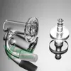 Terp Slurper Blender Quartz Banger Set 10mm 14mm Mannelijke Roken Volledige Weld Afgeschuinde Rand Samurai Dab Nail 20mm OD met Carb Cap voor Glazen Waterleidingen Olie Rigs Bongs YAREONE