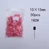 50 unids Pink Sanding Bands Caps con mandril Nail Bit Bit Bit Cortadores de fresado Limpiar Cutícula Polidura Pedicura Manicura Accesorios