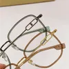 Optische Brillen für Männer Frauen Retro 1361 Stil Anti-Blaulicht-Linsenplatte Vollrahmen mit Box