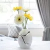 Vasos a decoração da sala de estar vaso de flor cerâmica três peça moderno estilo minimalista