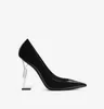 22ss Luxury brands designer Dress Shoes women high heels sandals pumps Opyum white genuine patent leather pump pointed toe thin heeled