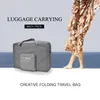 Portable pliant grands sacs de rangement de voyage vêtements pochette à poignée supérieure organisateur de bagages étuis valise accessoires fournitures trucs