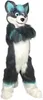 Long Fur Plush Husky Mascot Costume Halloween Christmas Fancy Party Cartoon Character Outfit Suit Adult Women Men Dress Carnival Unisex Adults