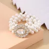 Cinture Donna Catena di vita di perle Designer da donna Cintura sottile intrecciata di lusso Accessori per abiti Moda Cinture con fiocco florealeCinture