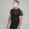 Sik Silk T Shirt Men Summer Summer Servression Compression Tshirt Mesh Tops Tee Tee Clothing Dasual Fashion Tshirts Men 220521