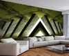 Custom 3D Wallpaper Mural living room bedroom Cement board special-shaped building modeling 3D background wall