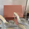 Błyskawione kapcie machmach kryształy ozdobne muły kwiatowe 10 cm buty wieczorowe dhinestone luksusowe szpilki obcasy kobiety luksusowe butów projektantów