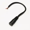 Cavi 14AWG 1.5-Square-MM DC 5.5x2.1mm Spina femmina Cavo di alimentazione per CCTV Circa 25CM / DHL gratuito / 200PCS