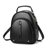 Kadınlar sırt çantası tarzı yüksek kaliteli deri moda gündelik çantalar küçük kız okul çantası iş dizüstü bilgisayar sırt çantası şarj çip çırpma sporu paketleri 9501