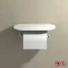 Badrum rullar aluminium toalett rack tejp pappershängare glänsande hållare gratis stans hårdvara 220611