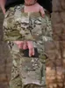 MEGE Fashion Streetwear Casual Camuflagem Jogger Tactical Troushers Men Cargo Pants para Dropp 220702