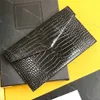 Pochette Uptown en cuir véritable pour femmes, portefeuille avec chaîne, sacs de luxe de styliste Dmtext xx