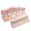 Boîtes de rangement de bijoux Collier pendentif boucles d'oreilles Bracelet Bracelet Affichage Affichage de voyage Organisateur de bijoux pour le mariage de la proposition