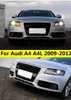 Head Lamp för Audi A4 LED-strålkastare 2009-2012 Strålkastare A4L DRL Turn Signal High Beam Angel Eye Projector Lens