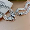 Moda mężczyźni projektant biżuterii bransoletka dla kobiet uwielbia bransoletki luksusowe bransoletki Bieć ze stali nierdzewnej F 16-22 cm szerokość łańcucha 8 mm 10 mm pudełko 2022