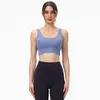 2024 LU LU LEMENS MESH PATCHWARK SPORTS BRA TOP FOR WOMEN FITNESS HIGH SUPPOR