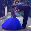 Abiti da ragazza Cendrillon Princess Girls Dress Fairy Tales Costume cosplay deluxe Cenderella Blue Gown Kids Party Halloween Birthday Clothes