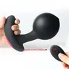 Wireless Remote Control Male Prostate Massager Inflatable Anal Plug Vibrating Butt Plug Anal Expansion Vibrator Sex Toys For Men Q7272712